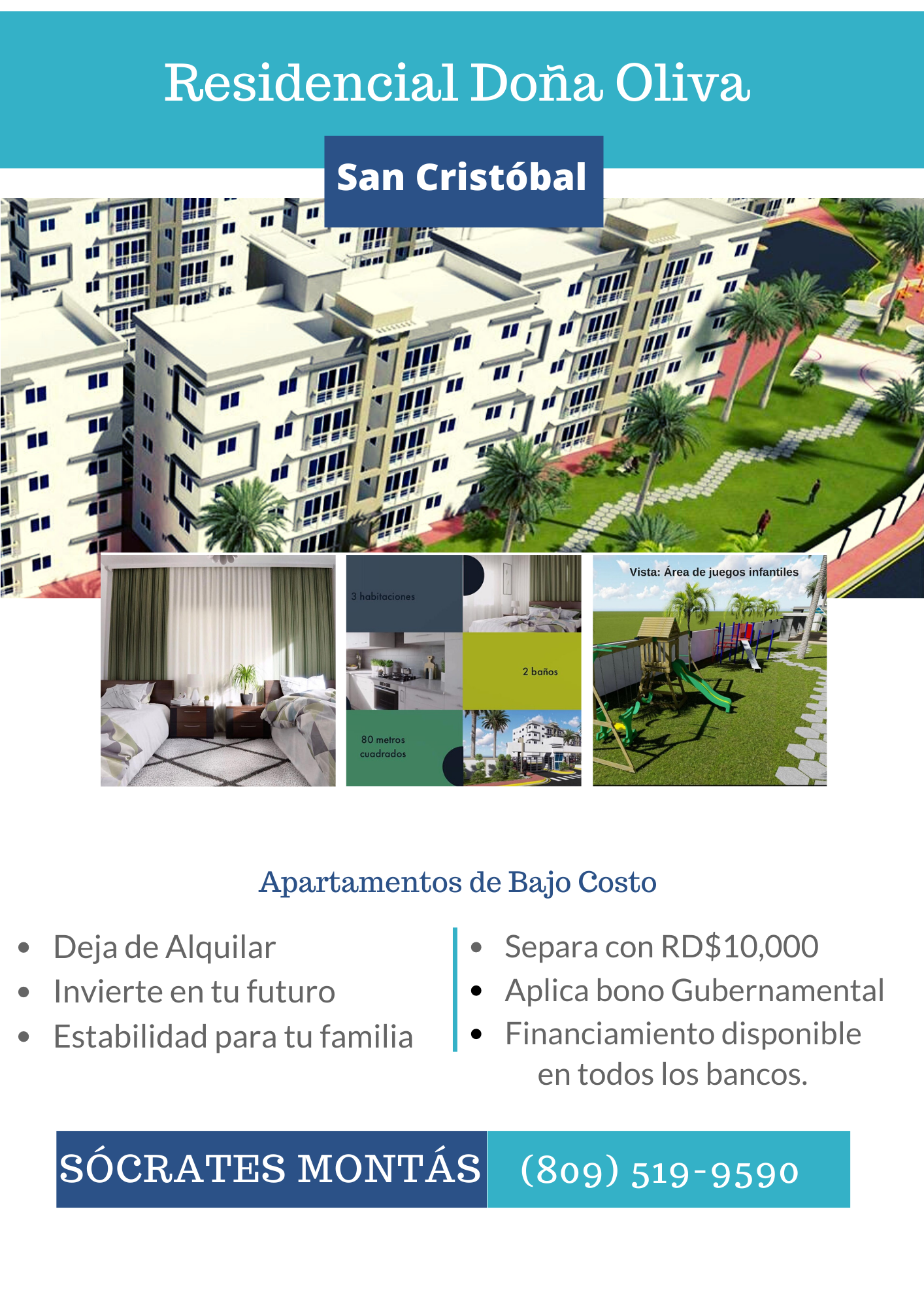 Apartamentos de bajos costos Doña Oliva