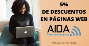 5% DE DESCUENTOS EN PÁGINAS WEB 5% DE DESCUENTOS EN PÁGINAS WEB